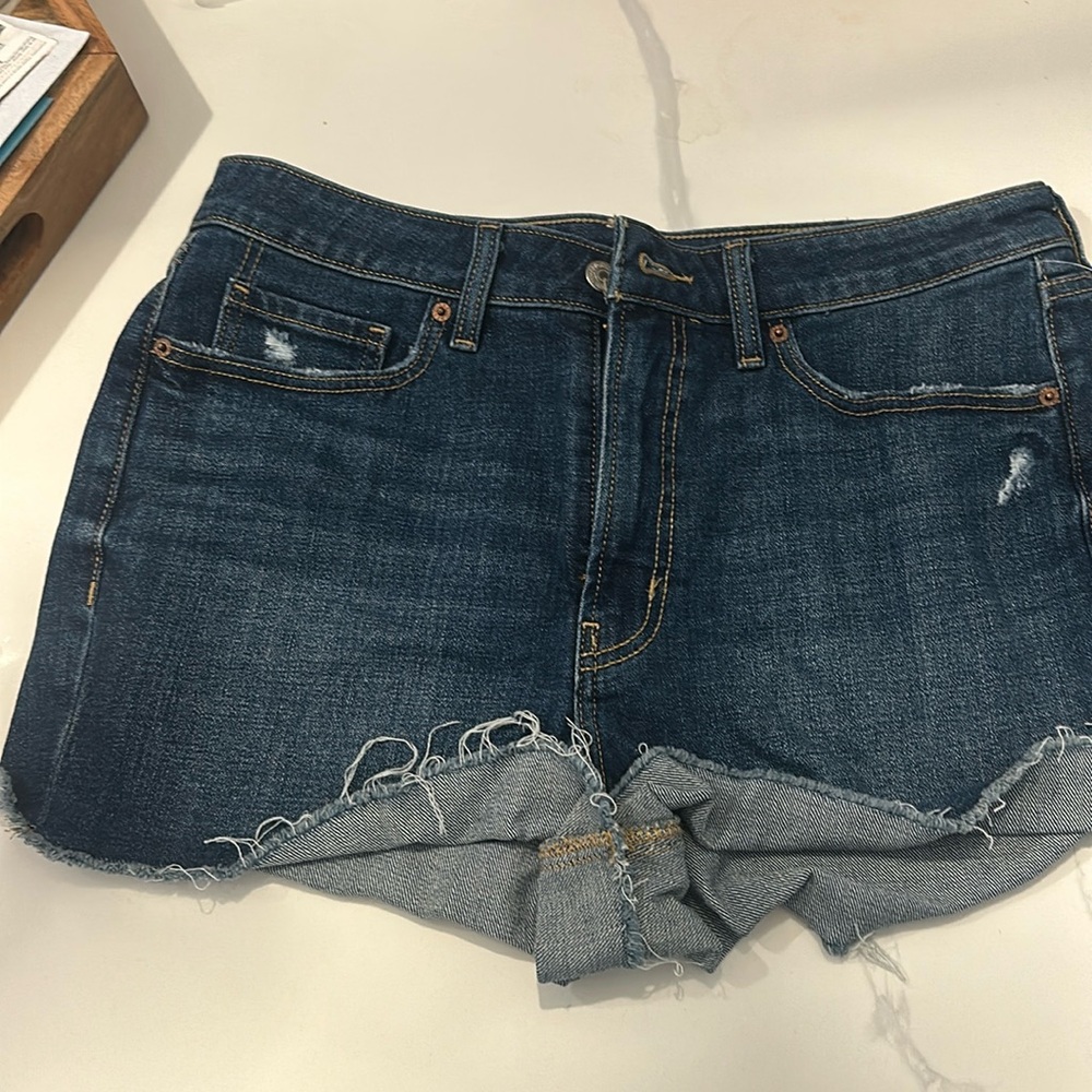 dark blue old navy shorts size 12
